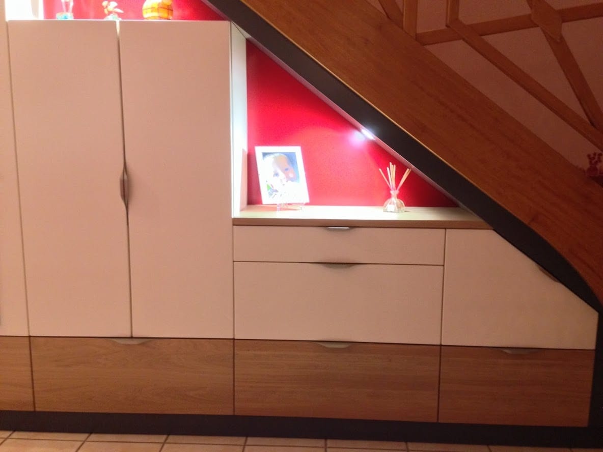 Rangement sous escalier à St Germain d&rsquo;Anxure – Mayenne - Lavaleur